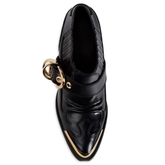 VERSACE JEANS COUTURE Leather Booties EU 35 4.5 5 Linea Fondo Camperos NEW $450 - Picture 2 of 13